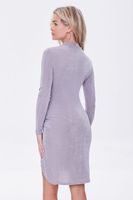 Women's Twisted Mini Dress Grey