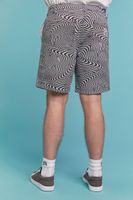 Men Airwalk Checkered Shorts in Black/White, 29