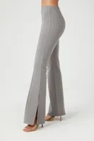 Women's Split-Hem Flare Leggings