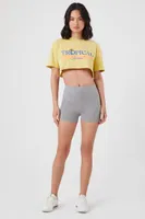 Women's Organically Grown Cotton Hot Shorts in Heather Grey, XS