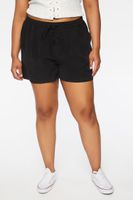 Women's Drawstring Twill Shorts