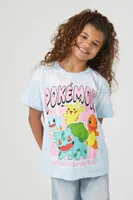 Girls Pokémon Graphic T-Shirt (Kids) in Blue, 13/14