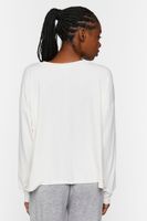 Women's Dolman-Sleeve Pajama Top in Cream Medium