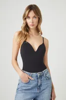 Women's Seamless Sweetheart Cami Bodysuit M/L