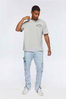 Men Drip WCDS Graphic Tee in Grey, XXL