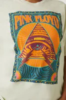 Women's Pink Floyd Oversized Graphic T-Shirt in Grey, Size 0X