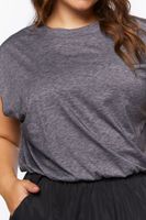 Women's Muscle T-Shirt in Black, 0X