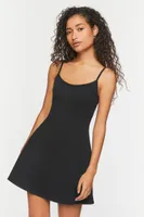 Women's Cami A-Line Mini Dress in Black Medium