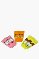 Garfield Ankle Socks Set in Orange