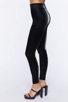 Women's Faux Leather High-Rise Leggings