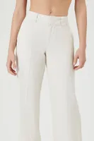 Women's Twill Carpenter Pants in White, XL