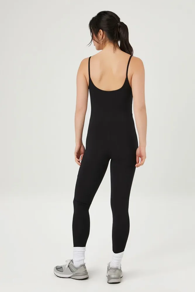 Women's Fitted Cami Jumpsuit in Black Medium