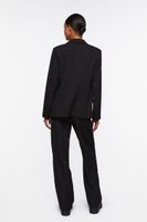 Women's Double-Breasted Suit Blazer & Pants Set in Black Medium