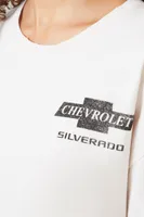 Women's Chevrolet Silverado Graphic T-Shirt in Cream/Black, L/XL