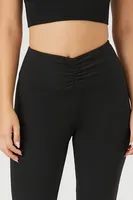 Women's Active Flare Leggings in Black Medium