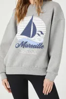 Women's Marseille Graphic Pullover Grey