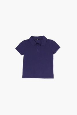 Girls Cotton-Blend Polo Shirt (Kids)