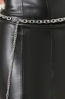 Anchor Chain Belt in Silver