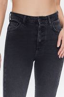 Women's High-Rise Flare Jeans in Black, 31