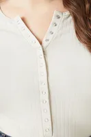 Women's Seamless Henley Bodysuit Birch,