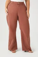 Women's 90s-Fit Straight Jeans in Brown, 14