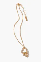 Women's Frasier Sterling Initial Necklace in Gold/B