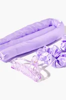 Heatless Curling Rod Hair Set in Lilac