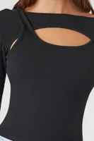 Women's Reworked Combo Top in Black Medium