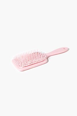 Floral Print Hair Brush in Pink