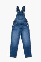 Kids Denim Overalls (Girls + Boys) in Medium Denim, 9/10