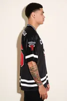 Men Chicago Bulls Embroidered Top
