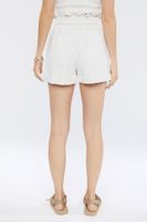 Women's Belted Paperbag Twill Shorts