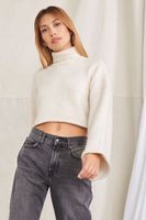 Women's Cropped Turtleneck Sweater