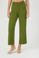 Women's Cropped Wide-Leg Pants