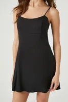 Women's Cami Fit & Flare Mini Dress in Black Small