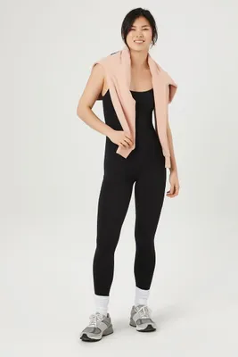 Women's Fitted Cami Jumpsuit in Black