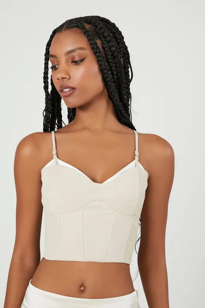 Forever 21 Women's Cropped Sweetheart Bustier Cami