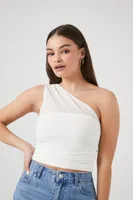 Women's Mesh Sweater-Knit Crop Top