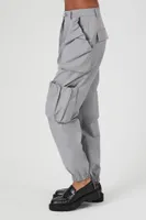 Women's Ruched Pocket Joggers in Harbor Grey Small