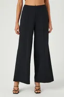 Women's Wide-Leg Crepe Pants