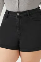 Women's Denim Curvy Shorts