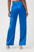 Women's Satin Cargo Pants