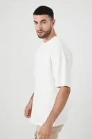 Men Cotton Crew T-Shirt White