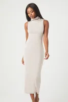 Women's Turtleneck Bodycon Midi Dress Goat