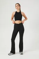 Women's Active Flare Leggings in Black Medium