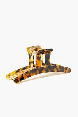 Tortoiseshell Claw Hair Clip in Brown