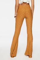 Women's Pointelle High-Rise Flare Pants