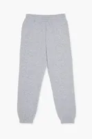 Kids Drawstring Sweatpants (Girls + Boys) Heather Grey,