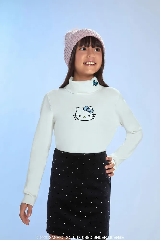 Girls Hello Kitty Sweater (Kids) in White, 11/12