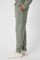 Men Ribbed-Trim Drawstring Sweatpants